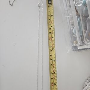 Silver Rope Chain Necklace - Sterling Look